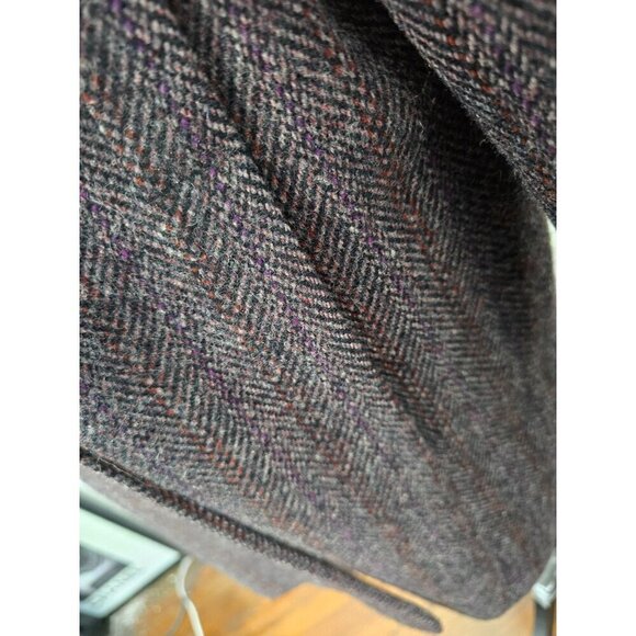 Vintage Wool Double Breasted Peacoat Trench Coat - Picture 12 of 16